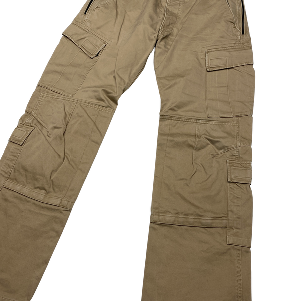 Stone Island 2008 Tan Multipocket Straight Fit Cargo Trousers