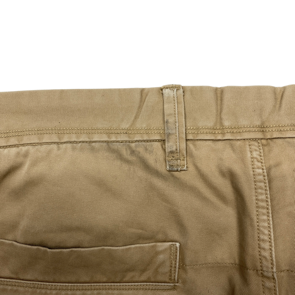 Stone Island 2008 Tan Multipocket Straight Fit Cargo Trousers