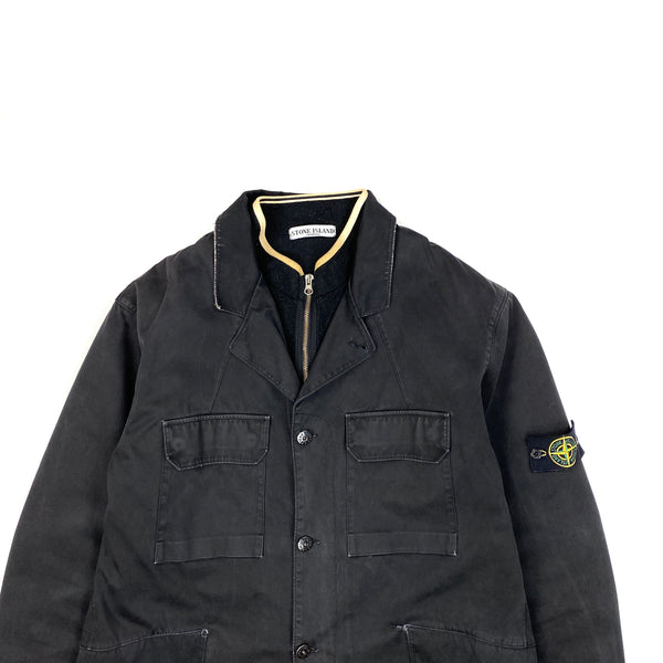 Stone Island 2005 Black Dutch Rope Cotton Jacket
