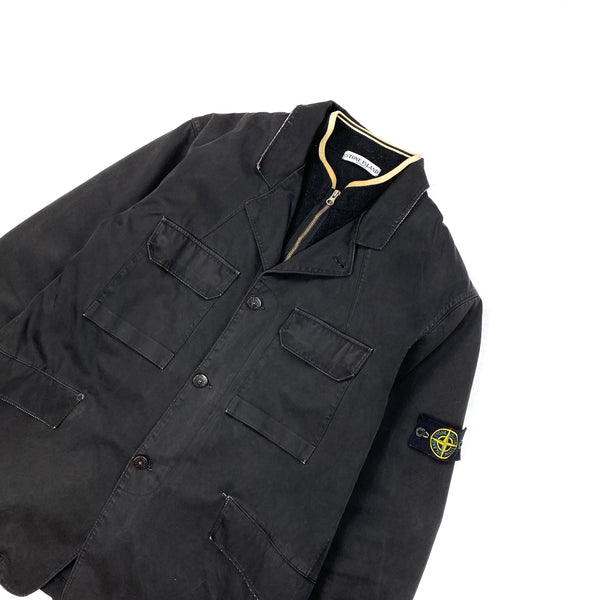 Stone Island 2005 Black Dutch Rope Cotton Jacket