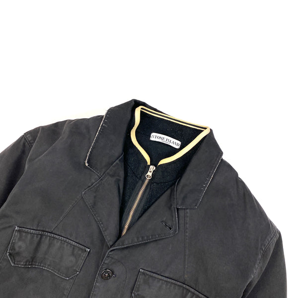 Stone Island 2005 Black Dutch Rope Cotton Jacket