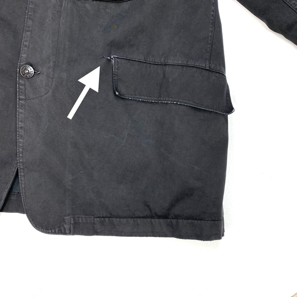 Stone Island 2005 Black Dutch Rope Cotton Jacket