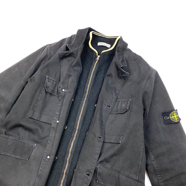Stone Island 2005 Black Dutch Rope Cotton Jacket