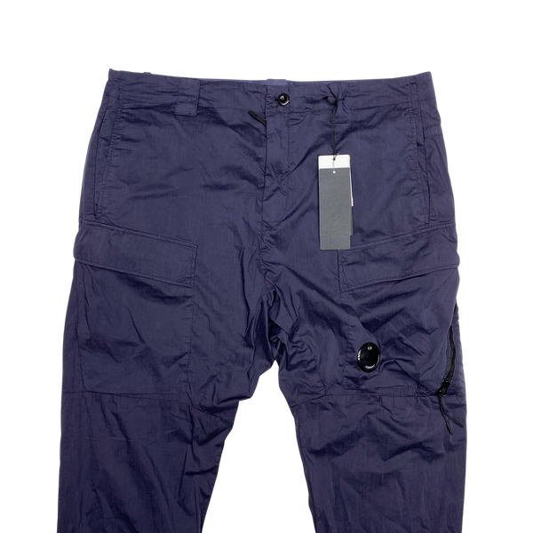 CP Company Navy Blue Tapered Cargo Trousers