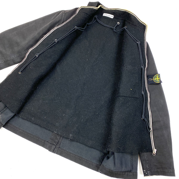 Stone Island 2005 Black Dutch Rope Cotton Jacket