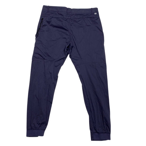 CP Company Navy Blue Tapered Cargo Trousers