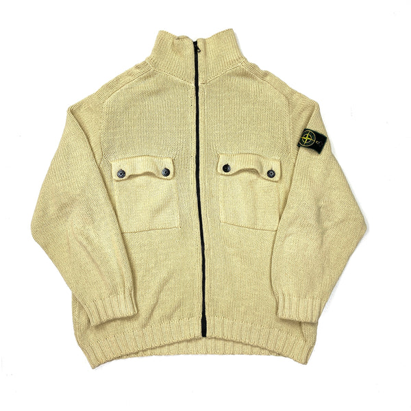 Stone Island 1997 Vintage Heavy Chenille Knit Jumper