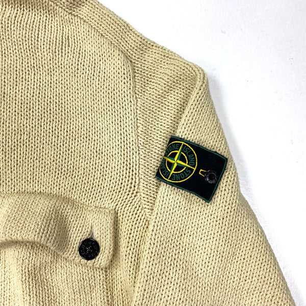 Stone Island 1997 Vintage Heavy Chenille Knit Jumper