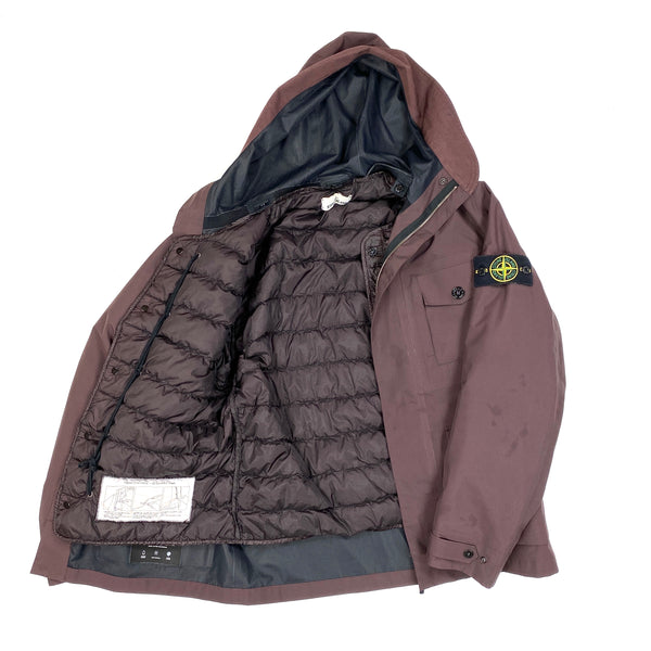 Stone Island Plum Down Tank Shield Jacket