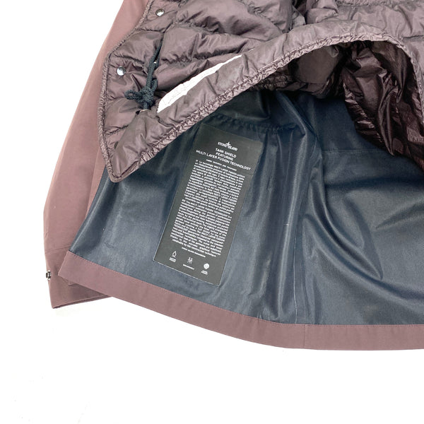 Stone Island Plum Down Tank Shield Jacket