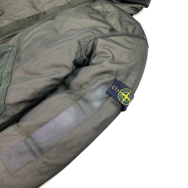 Stone Island 2002 Mesh Reflective Down Jacket