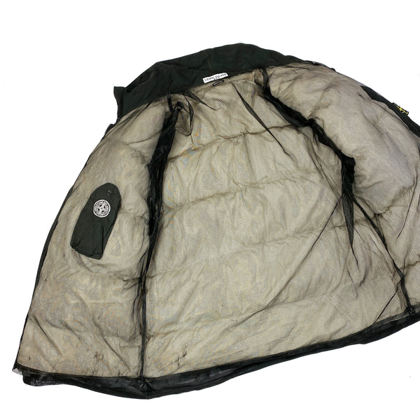 Stone Island 2002 Mesh Reflective Down Jacket
