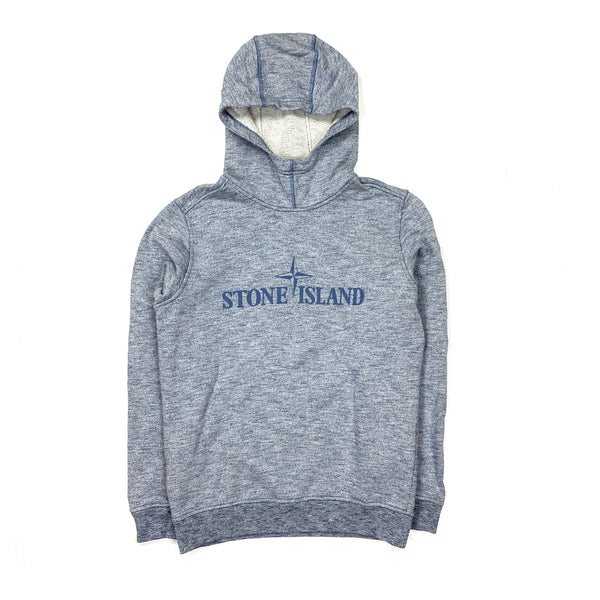 Stone Island Marl Grey Pullover Hoodie
