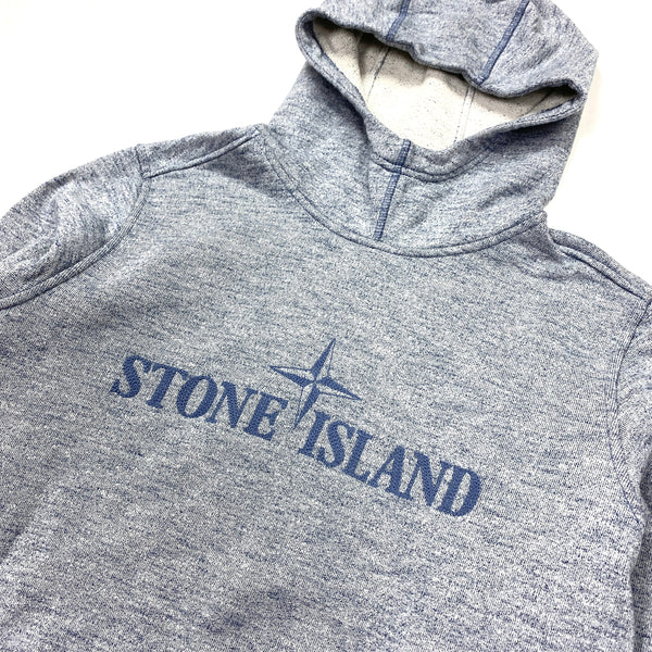 Stone Island Marl Grey Pullover Hoodie