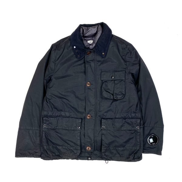 CP Company Dark Navy Down Lined Winter Jacket