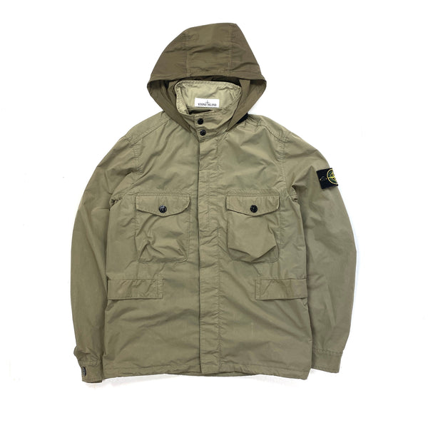 Stone Island Olive David Tela Light-TC Jacket
