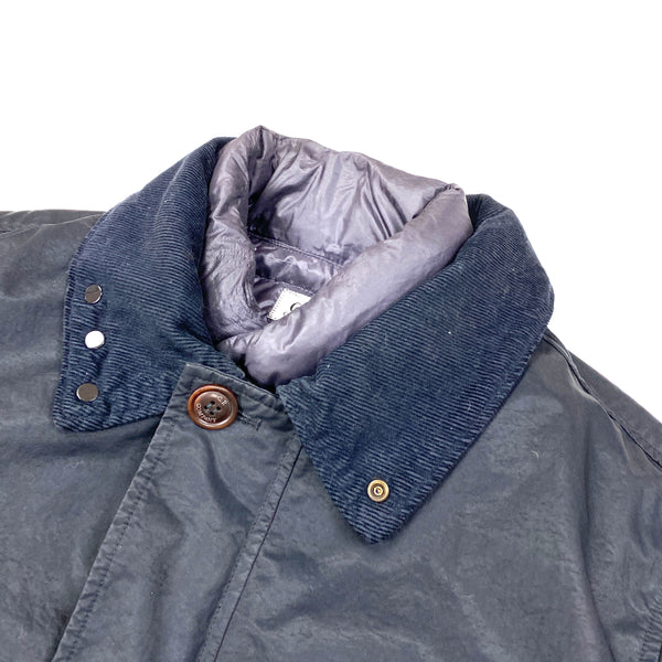 CP Company Dark Navy Down Lined Winter Jacket