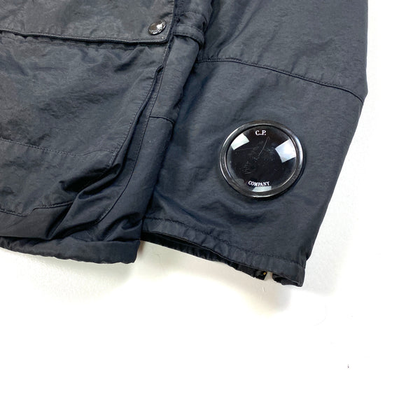 CP Company Dark Navy Down Lined Winter Jacket