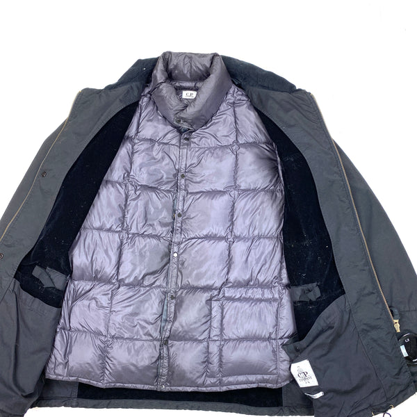 CP Company Dark Navy Down Lined Winter Jacket