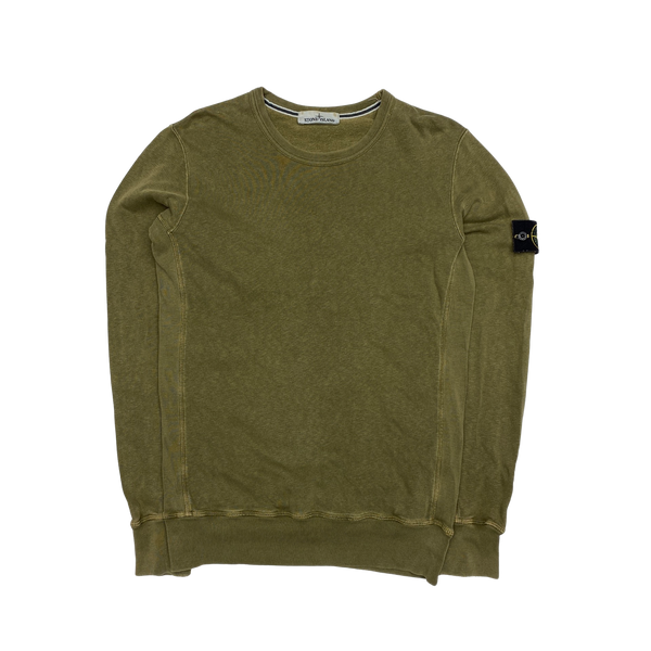 Stone Island 2017 Khaki Cotton Crewneck