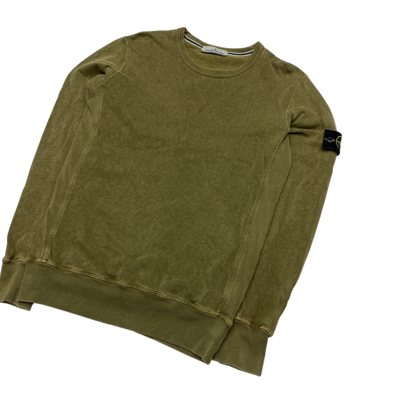Stone Island 2017 Khaki Cotton Crewneck