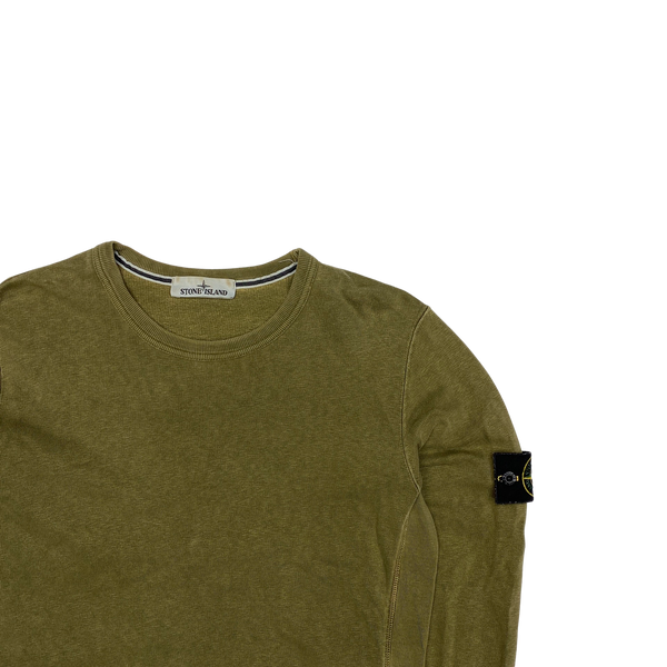 Stone Island 2017 Khaki Cotton Crewneck