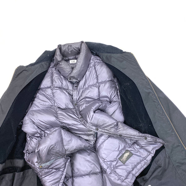 CP Company Dark Navy Down Lined Winter Jacket