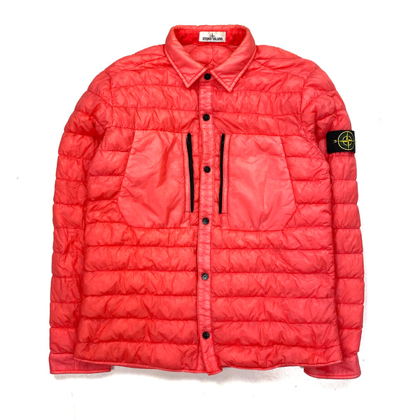 Stone Island Pink Down Filled Overshirt