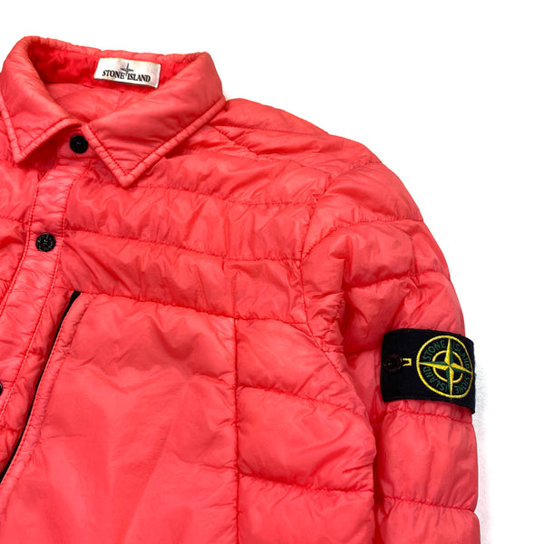 Stone Island Pink Down Filled Overshirt