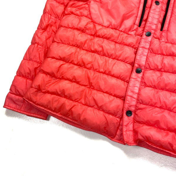 Stone Island Pink Down Filled Overshirt