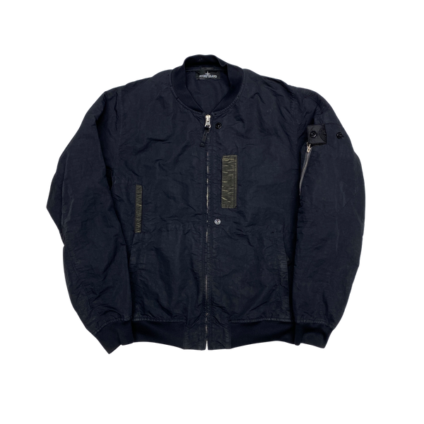 Stone Island 2018 Shadow Project Naslan Garment Dyed Bomber Jacket