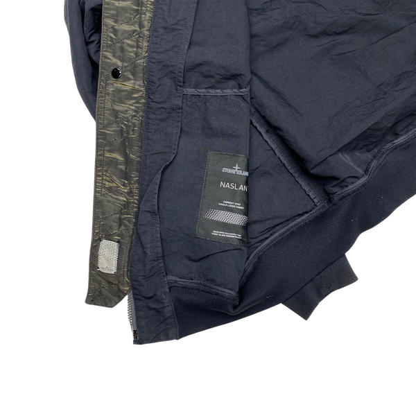 Stone Island 2018 Shadow Project Naslan Garment Dyed Bomber Jacket