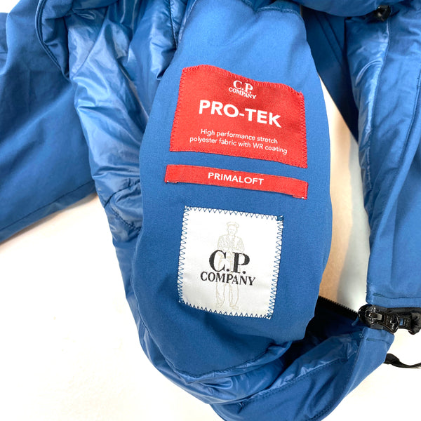 CP Company Blue Hooded Pro Tek Primaloft Jacket