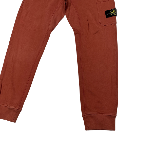 Stone Island 2019 Terracotta Cotton Jogging Bottoms