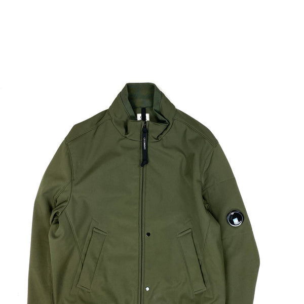 CP Company Khaki Fleece Lined Lens Viewer Bomber