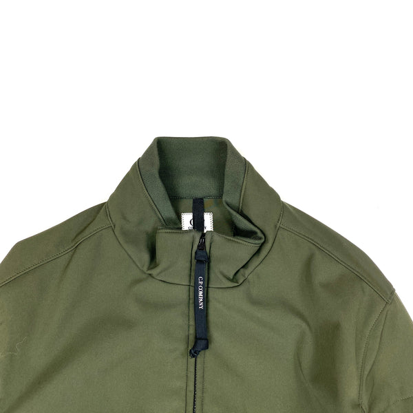 CP Company Khaki Fleece Lined Lens Viewer Bomber