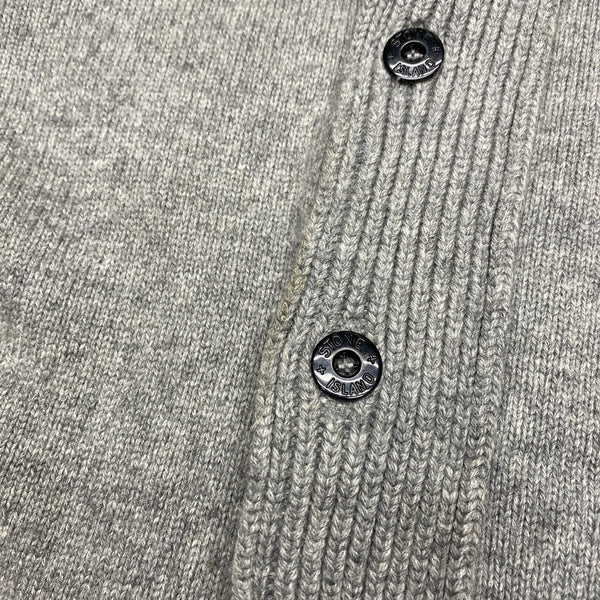 Stone Island 2008 Wool Grey Cardigan Jumper