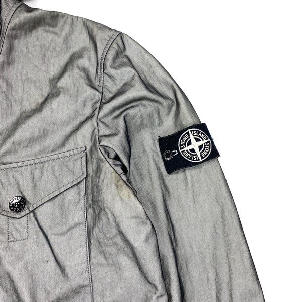 Stone Island 2009 Silver Tyveck Hooded Jacket