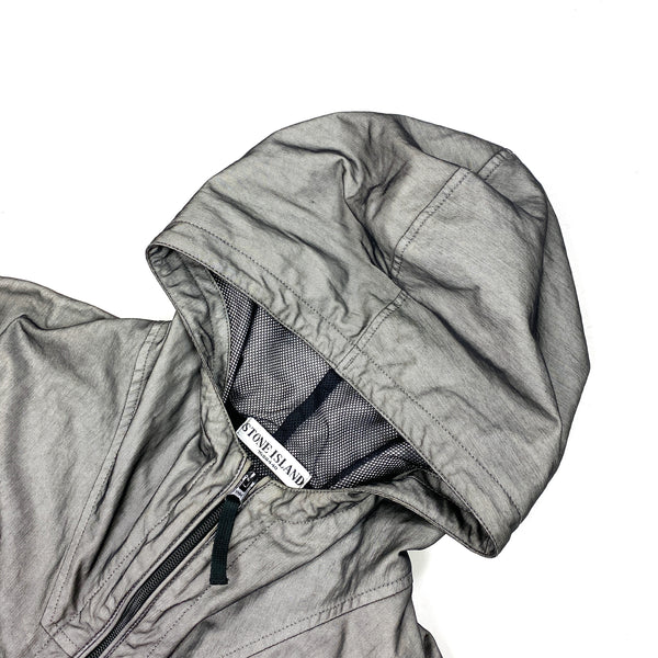 Stone Island 2009 Silver Tyveck Hooded Jacket