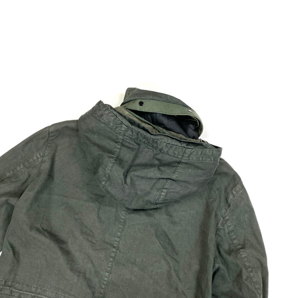 Stone Island Charcoal Lino Flax Blend Jacket