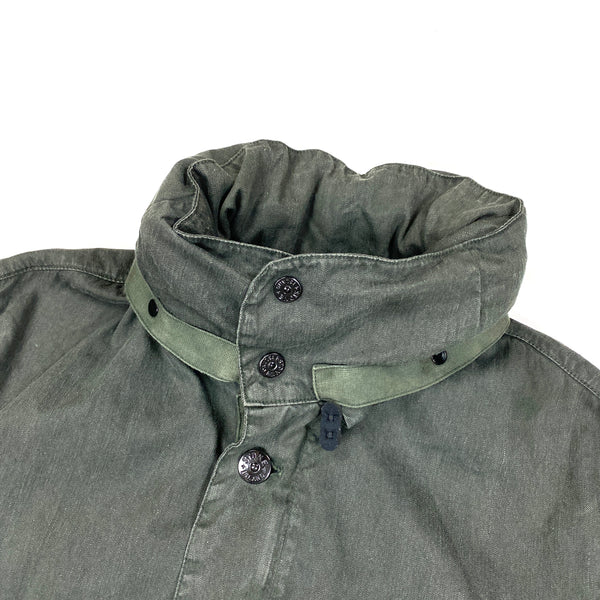 Stone Island Charcoal Lino Flax Blend Jacket