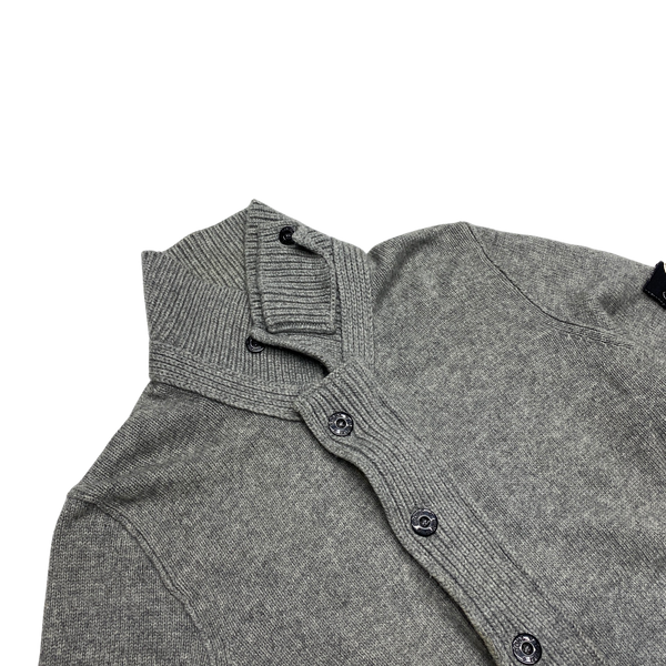 Stone Island 2008 Wool Grey Cardigan Jumper