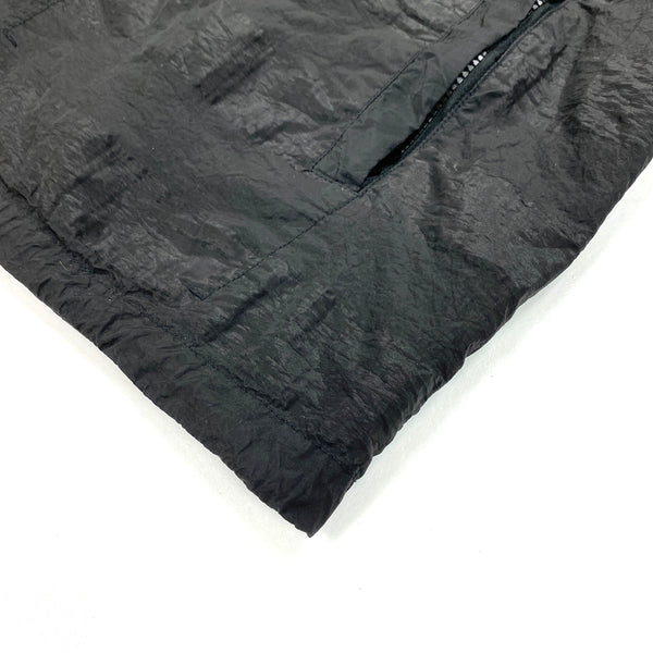 Stone Island Black Striped Nylon Metal Smock