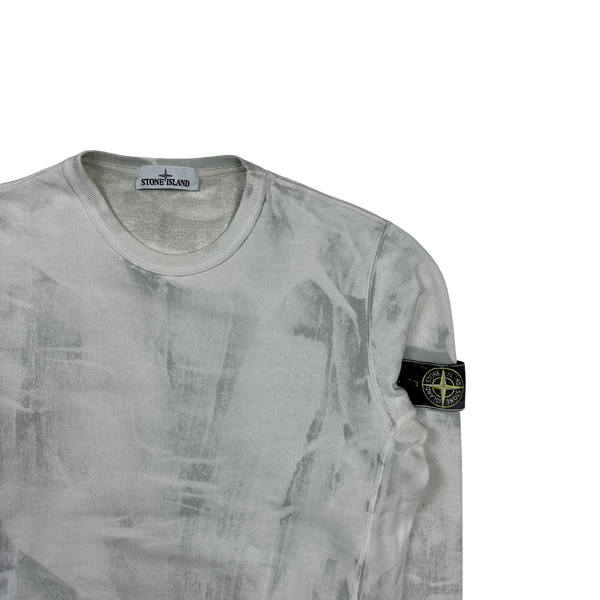 Stone Island Hand Corrosion Crewneck Sweatshirt - Medium