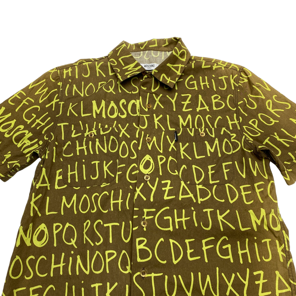 Moschino Alphabet Buttoned Shirt