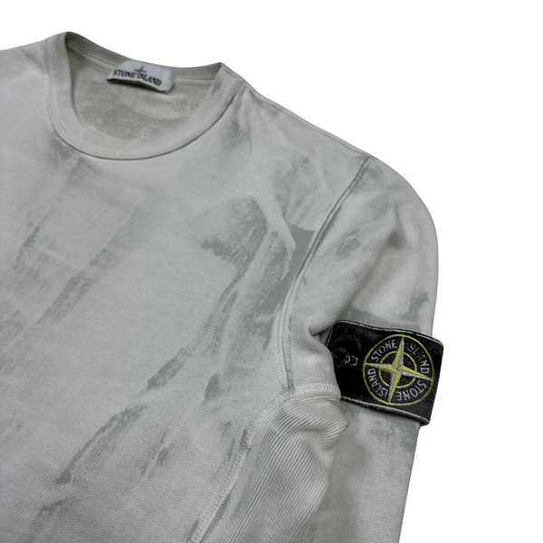 Stone Island Hand Corrosion Crewneck Sweatshirt - Medium
