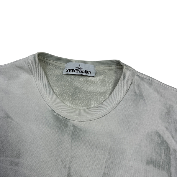 Stone Island Hand Corrosion Crewneck Sweatshirt - Medium