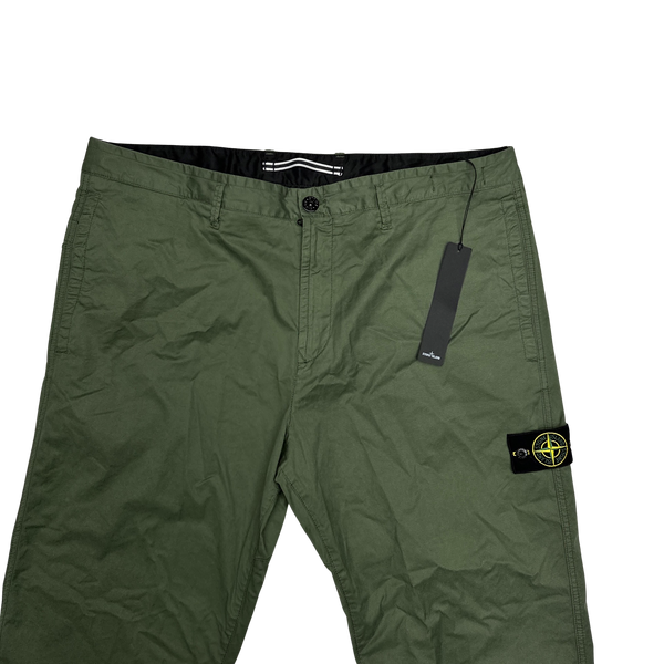 Stone Island 2021 Green RE Cargo Trousers
