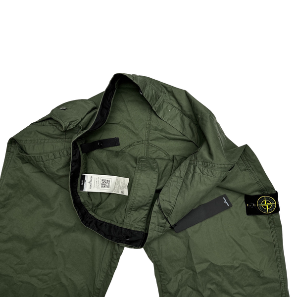 Stone Island 2021 Green RE Cargo Trousers