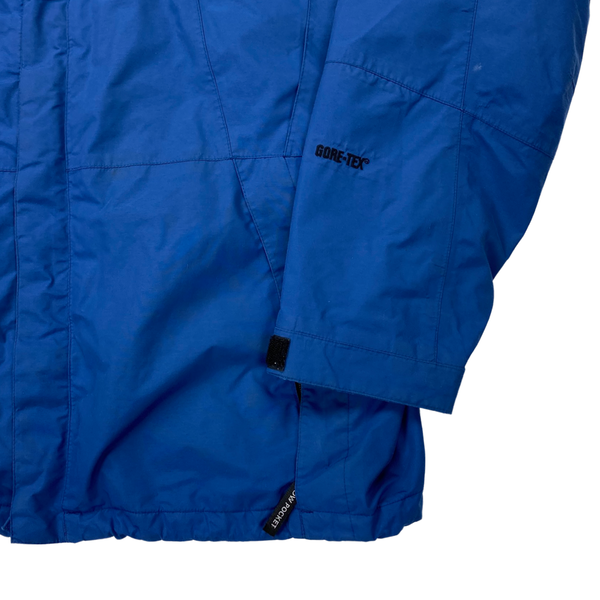 North Face Blue Gore Tex Waterproof Jacket